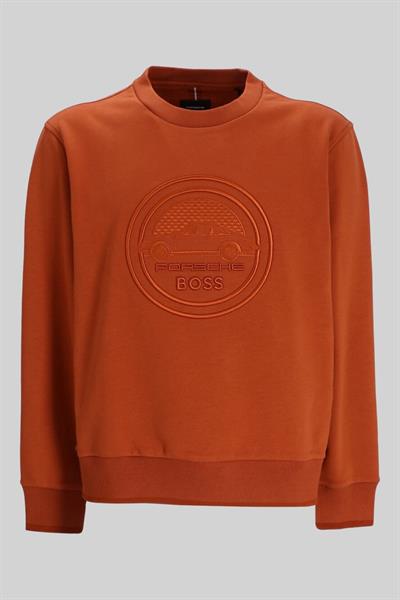 Boss Regular Fit Erkek Sweatshirt Turuncu