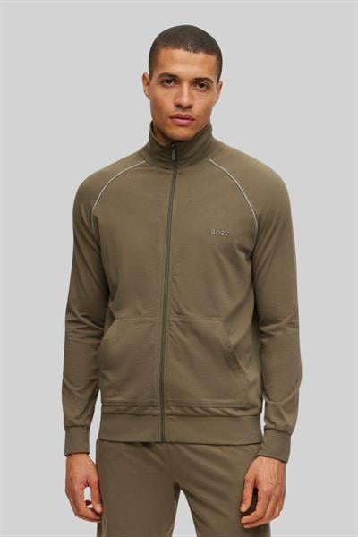 Boss Regular Fit Erkek Spor Ceket Yeşil