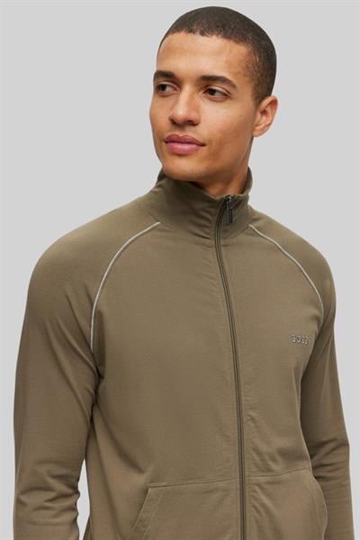 Boss Regular Fit Erkek Spor Ceket Yeşil