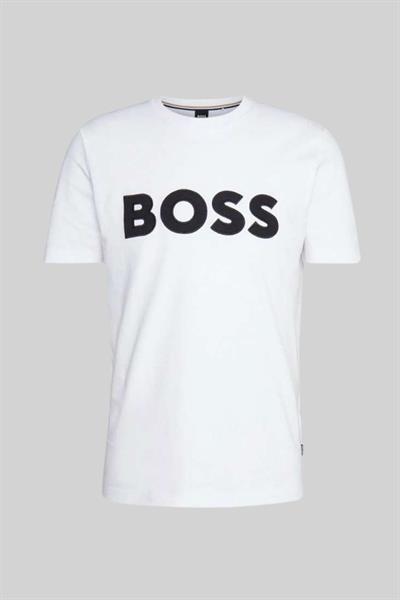 Boss Regular Fit Erkek T-Shirt Beyaz 100