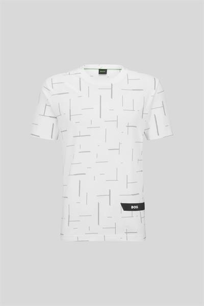 Boss Regular Fit Erkek T-Shirt Beyaz 100