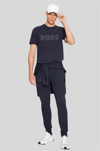 Boss Regular Fit Erkek T-Shirt Mavi 402