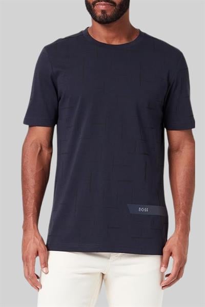 Boss Regular Fit Erkek T-Shirt Mavi 402