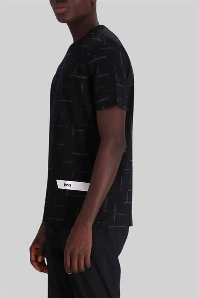 Boss Regular Fit Erkek T-Shirt Siyah