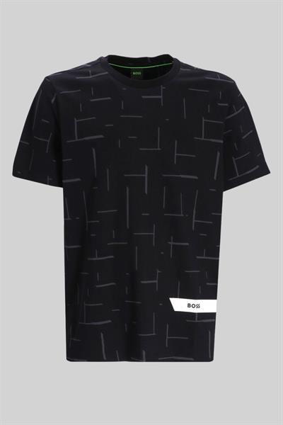 Boss Regular Fit Erkek T-Shirt Siyah