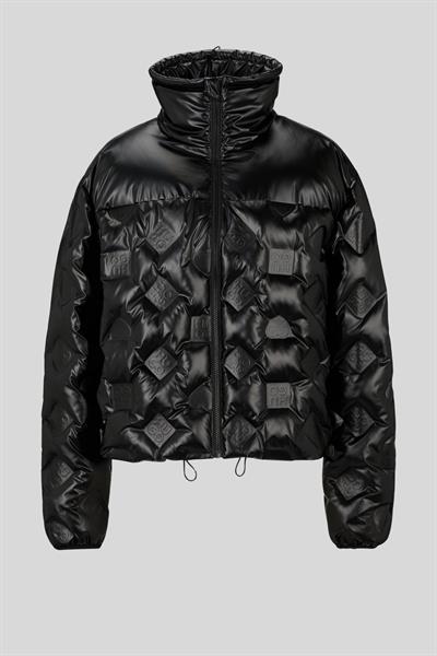 Boss Regular Fit Kadın Mont Siyah