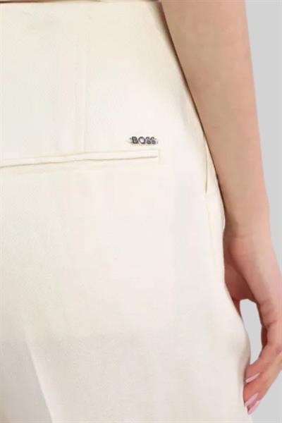 Boss Regular Fit Kadın Pantolon Beyaz 118