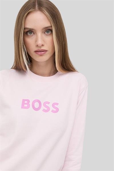 Boss Regular Fit Kadın Sweatshirt Pembe