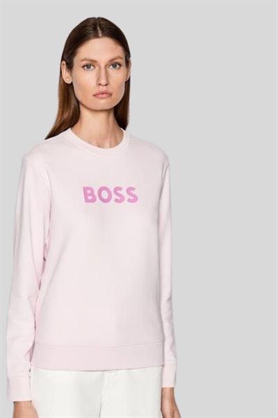 Boss Regular Fit Kadın Sweatshirt Pembe