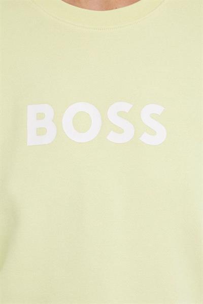 Boss Regular Fit Kadın Sweatshirt Sarı