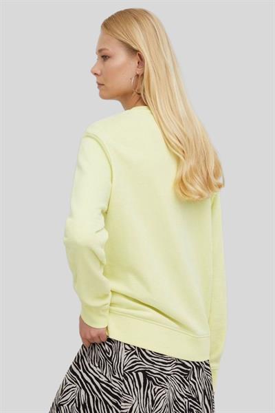 Boss Regular Fit Kadın Sweatshirt Sarı