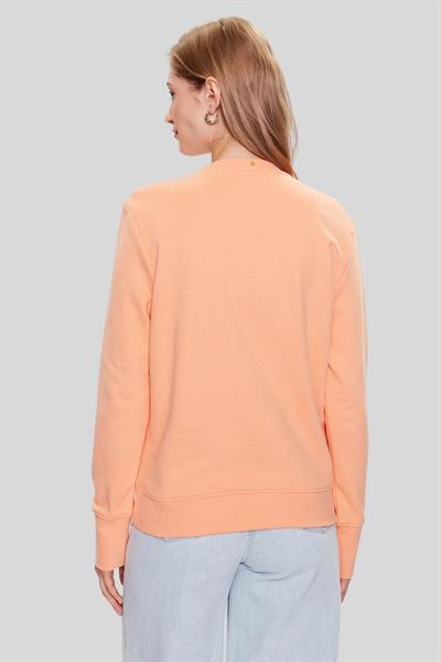 Boss Regular Fit Kadın Sweatshirt Turuncu