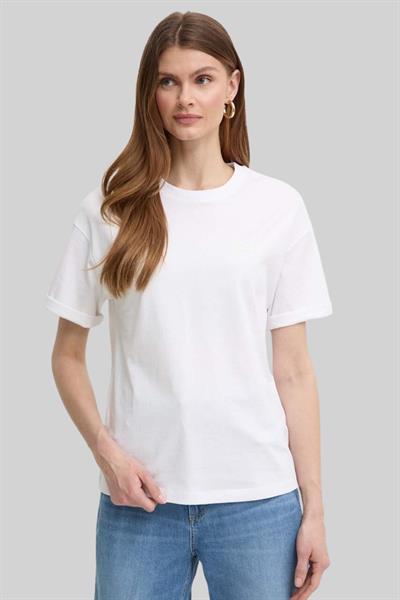 Boss Regular Fit Kadın T-Shirt Beyaz 100