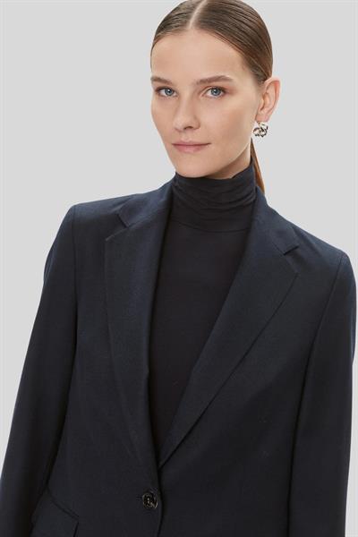 Boss Regular Fit Kadın Yün Ceket Lacivert 404