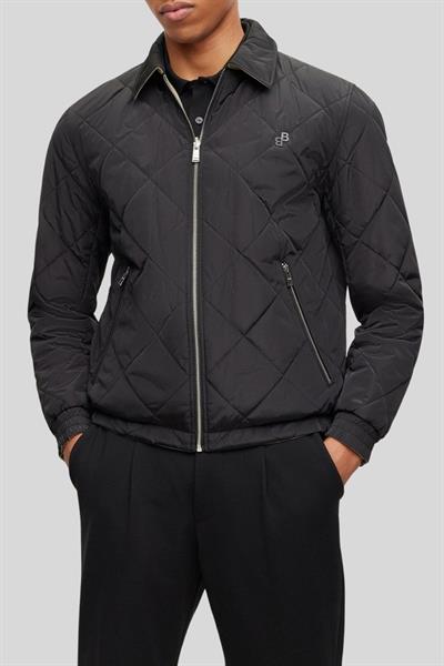 Boss Regular Fit Kapitone Mont Siyah