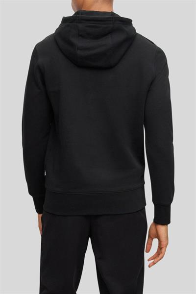 Boss Regular Fit Kapşonlu Erkek Sweatshirt Siyah