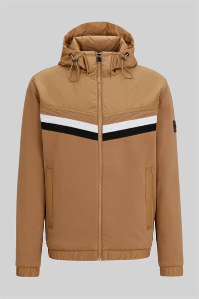 Boss Regular Fit Kapşonlu Erkek Mont Bej 260