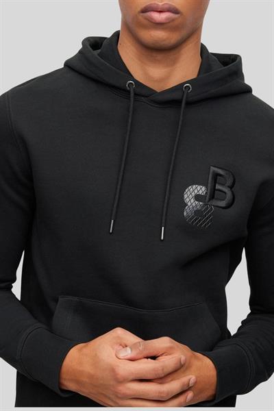 Boss Regular Fit Kapşonlu Erkek Sweatshirt Siyah