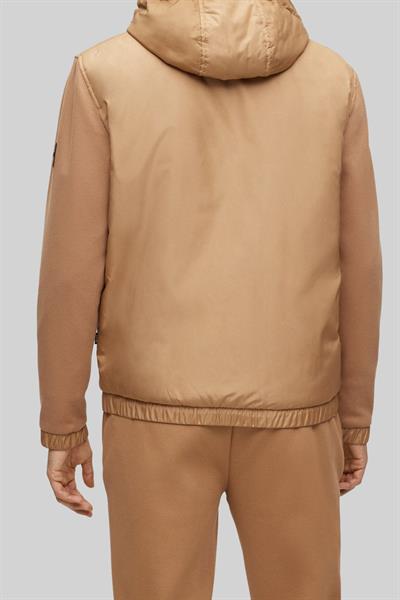 Boss Regular Fit Kapşonlu Erkek Mont Bej 260