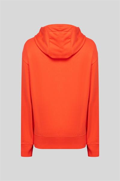 Boss Regular Fit  Kapüşonlu Erkek Sweatshirt Turuncu 821
