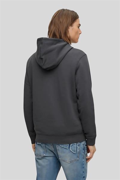 Boss Regular Fit Kapüşonlu Erkek Sweatshirt Gri