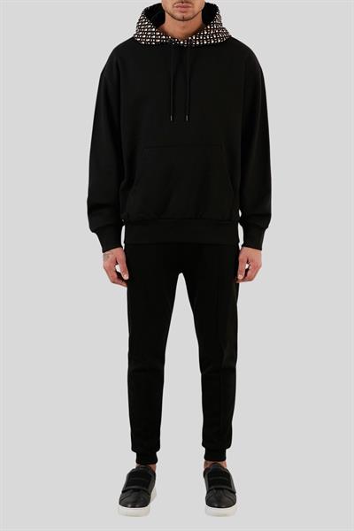 Boss Regular Fit Kapüşonlu Erkek Sweatshirt Siyah