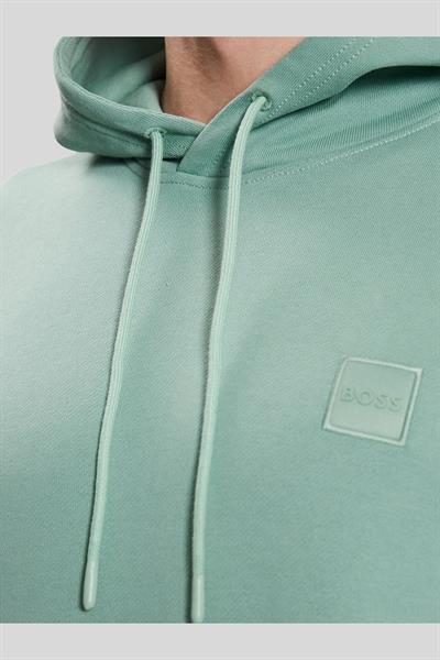Boss Regular Fit Kapüşonlu Erkek Sweatshirt Yeşil 339