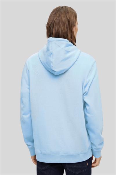 Boss Regular Fit Kapüşonlu Erkek Sweatshirt Mavi 460