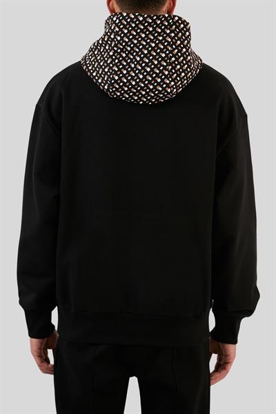 Boss Regular Fit Kapüşonlu Erkek Sweatshirt Siyah