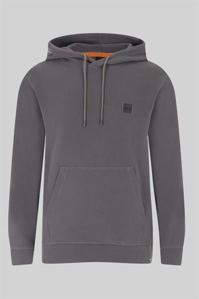 Boss Regular Fit Kapüşonlu Erkek Sweatshirt Gri