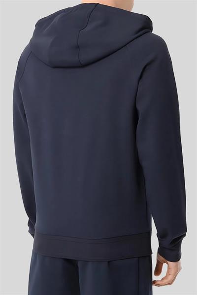 Boss Regular Fit Kapüşonlu Tam Fermuarlı Erkek Ceket Lacivert 405