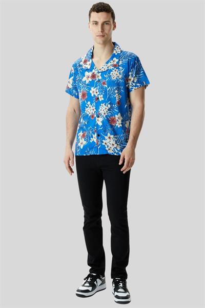 Boss Regular Fit Kısa Kollu Erkek Gömlek Lacivert 423