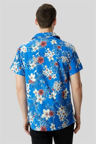 Boss Regular Fit Kısa Kollu Erkek Gömlek Lacivert 423