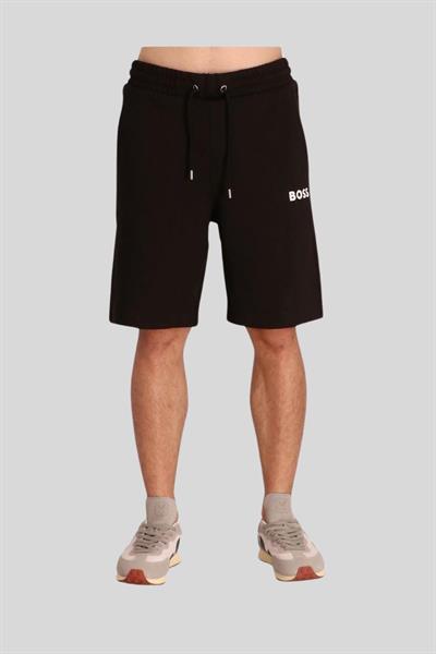 Boss Regular Fit Marka Logolu Erkek Şort Siyah