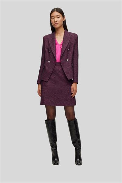 Boss Regular Fit Önü Büküm Detaylı Kadın Streç İpek Bluz Pembe 674