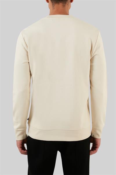 Boss Regular Fit Oversize Erkek Sweatshirt Krem 131