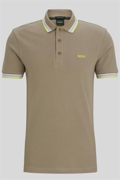 Boss Regular Fit Paddy Polo Yaka Erkek T-Shirt Yeşil