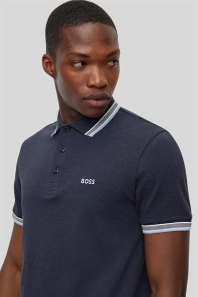 Boss Regular Fit Paddy Polo Yaka Erkek T-Shirt Lacivert 410