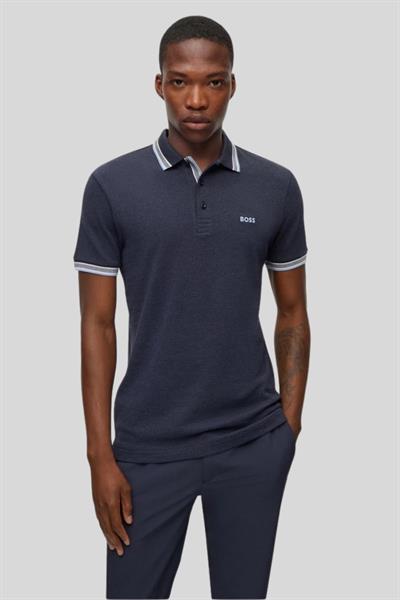 Boss Regular Fit Paddy Polo Yaka Erkek T-Shirt Lacivert 410