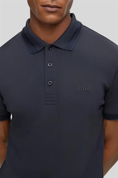 Boss Regular Fit Paddy Polo Yaka Erkek T-Shirt Mavi 411