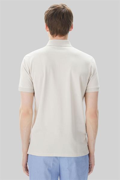 Boss Regular Fit Pallas Polo Yaka T-Shirt Krem 131