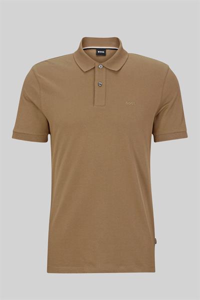 Boss Regular Fit Pallas Polo Yaka T-Shirt Kahverengi 249