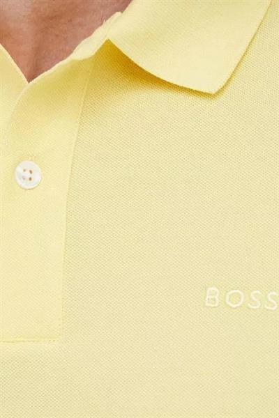 Boss Regular Fit Pallas Polo Yaka T-Shirt Sarı 738