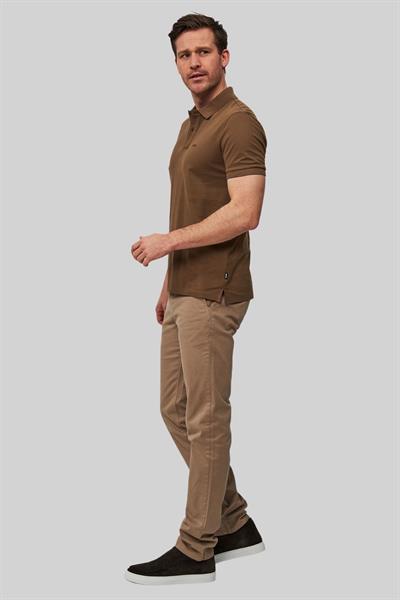 Boss Regular Fit Pallas Polo Yaka T-Shirt Kahverengi 249