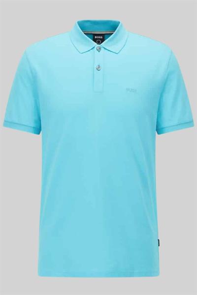 Boss Regular Fit Pallas Polo Yaka T-Shirt Mavi 462