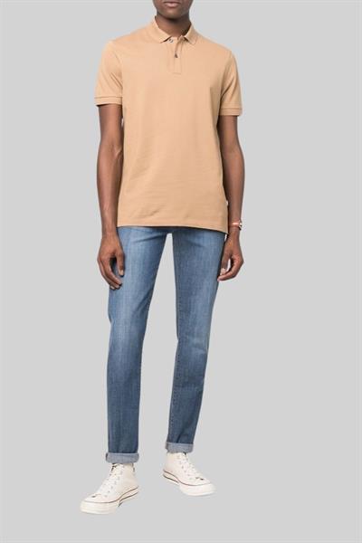 Boss Regular Fit Pallas Polo Yaka T-Shirt Bej 260