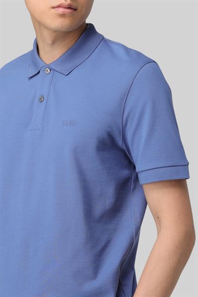 Boss Regular Fit Pallas Polo Yaka T-Shirt Mavi 479
