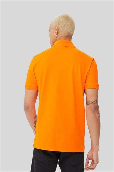 Boss Regular Fit Pallas Polo Yaka T-Shirt Turuncu 623