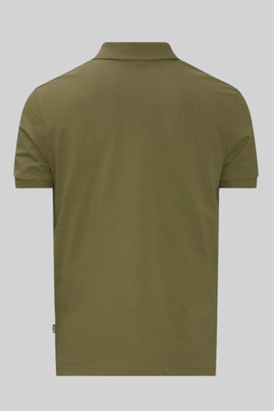 Boss Regular Fit Pallas Polo Yaka T-Shirt Haki 336