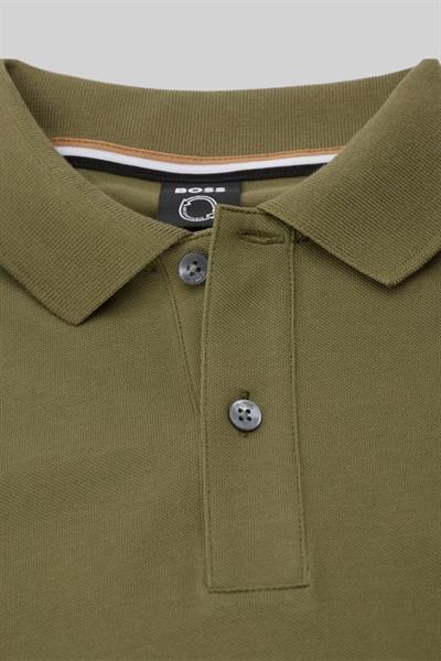 Boss Regular Fit Pallas Polo Yaka T-Shirt Haki 336